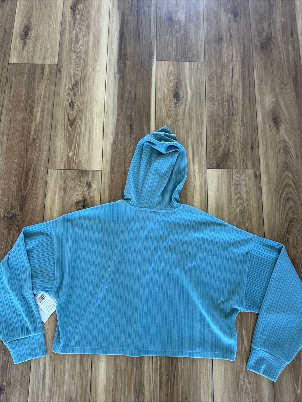 Beyond yoga womens cropped ribbed pullover sweatshirt size large NWT - Picture 5 of 6